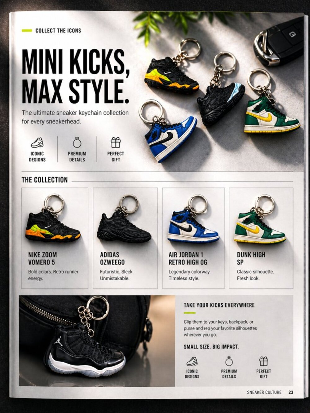 Sneaker Keychains with Logo - 17 Piece Bundle - Individually wrapped - Picture 8 of 8